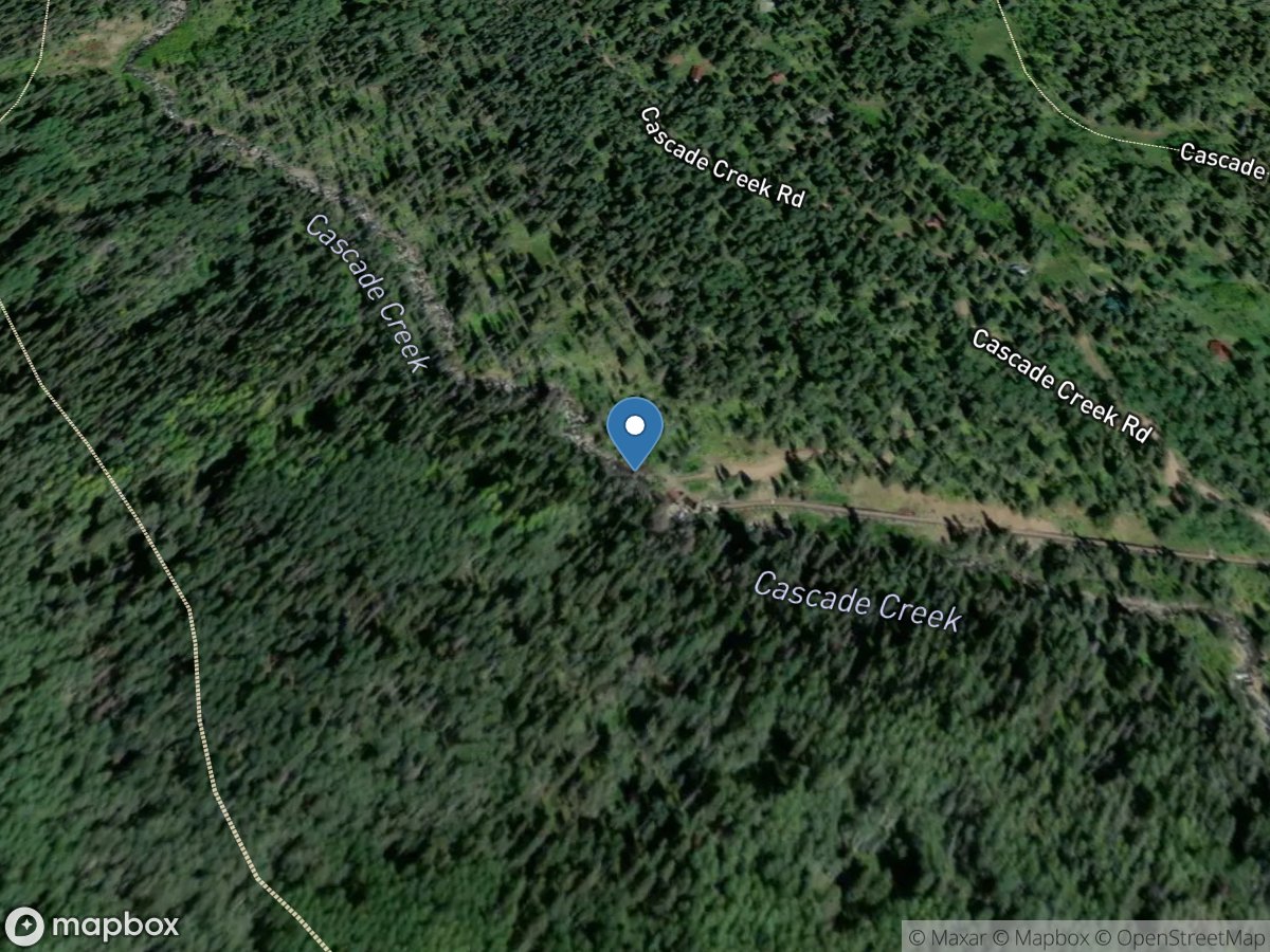 Cascade Creek above Cascade Creek Diversion near Rockwood CO location