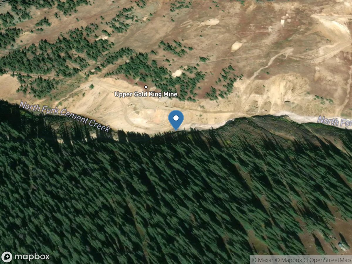 North Fork Cement Creek near Gladstone, CO, NF-06 location