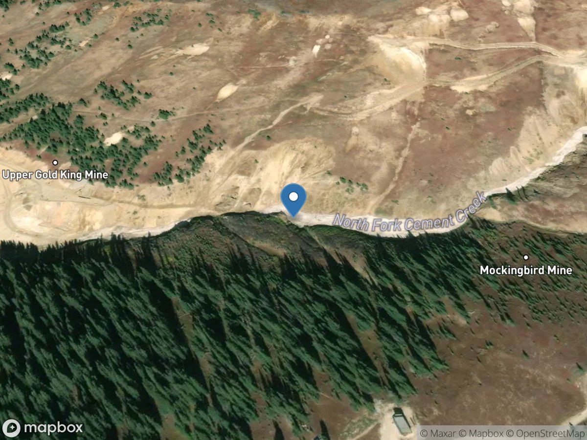 North Fork Cement Creek near Gladstone, CO, NF-07 location