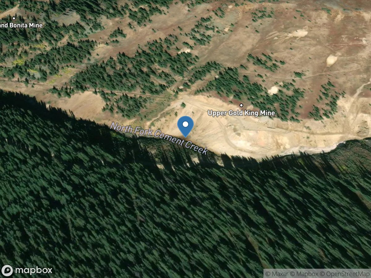 North Fork Cement Creek near Gladstone, CO, NF-05 location