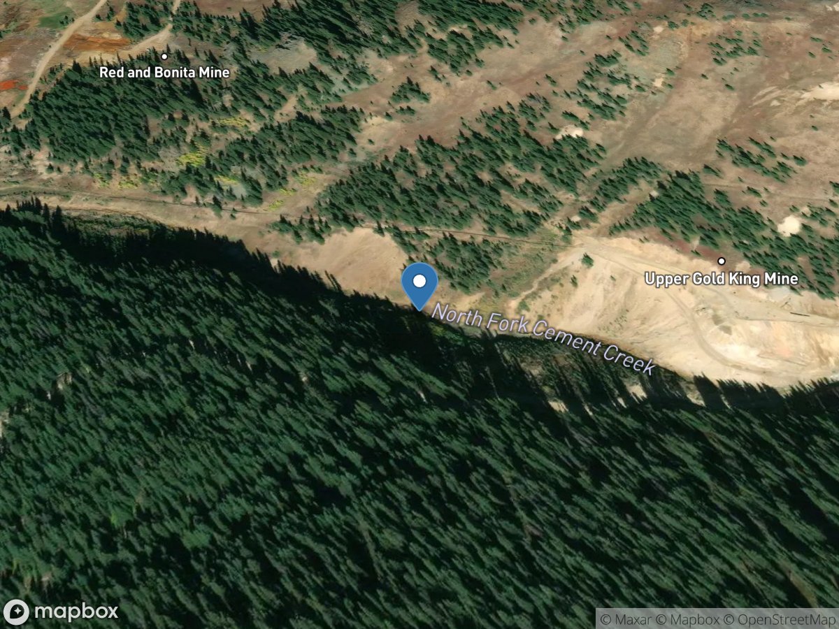 North Fork Cement Creek near Gladstone, CO, NF-04 location