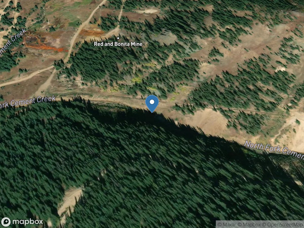 North Fork Cement Creek near Gladstone, CO, NF-03 location