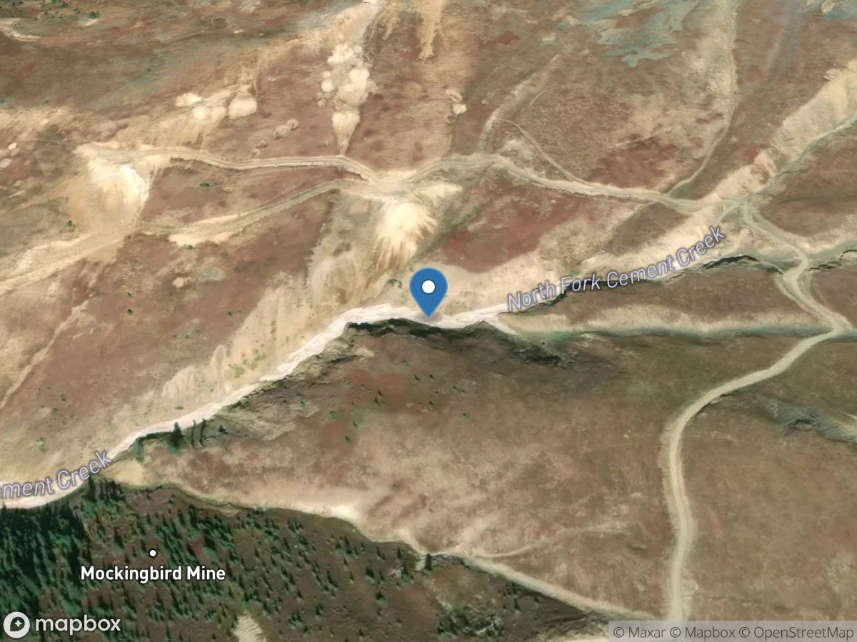 North Fork Cement Creek near Gladstone, CO, NF-10 location