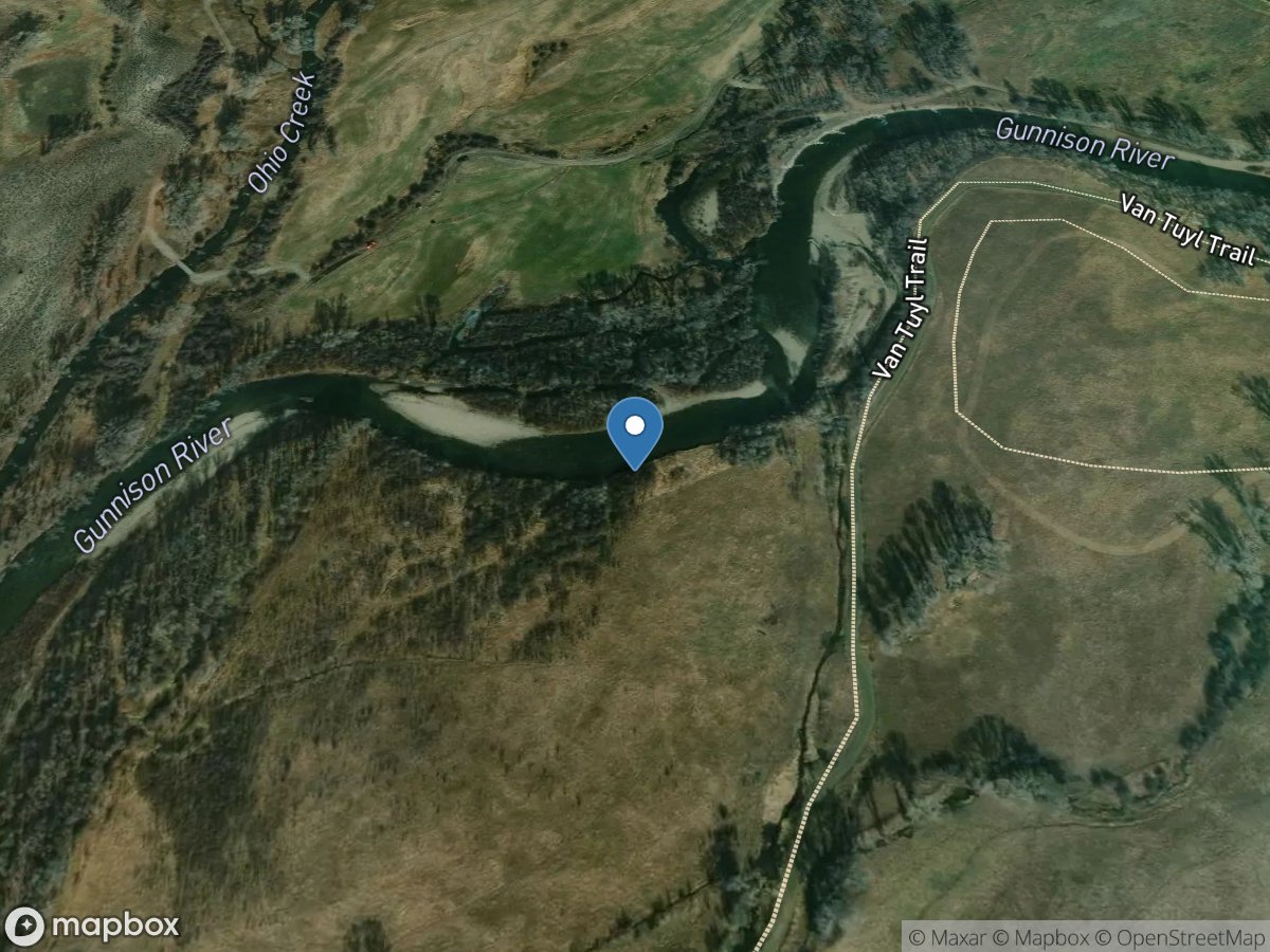 Gunnison River above Ohio Creek (gr1) near Gunnison CO location