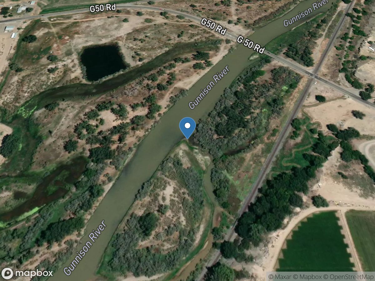 Gunnison River below Cummings Gulch near Delta, CO location