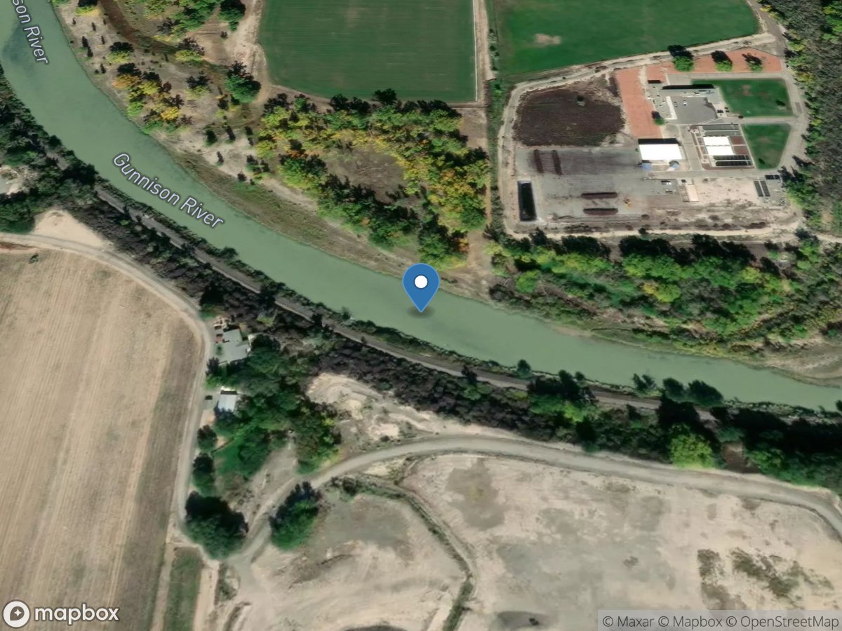 Gunnison River near Townsend Road near Delta, CO location