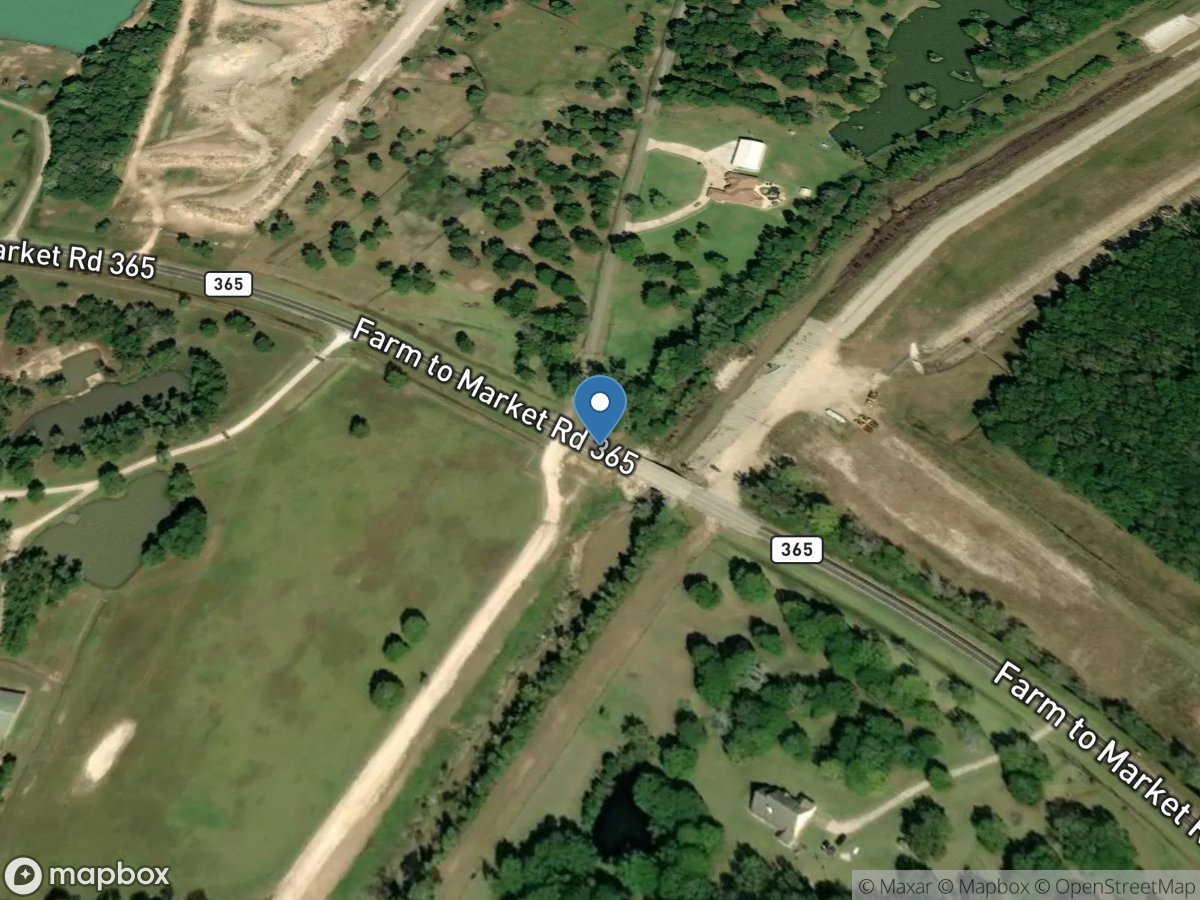 Green Pond Gully at FM 365 near China, TX location