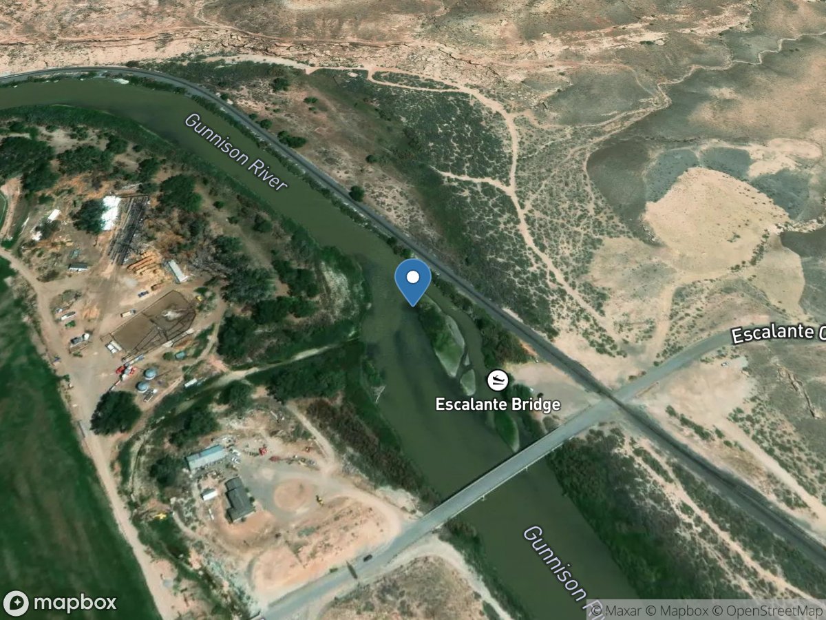 Escalante Creek Mouth at Gunnison River near Delta, CO location