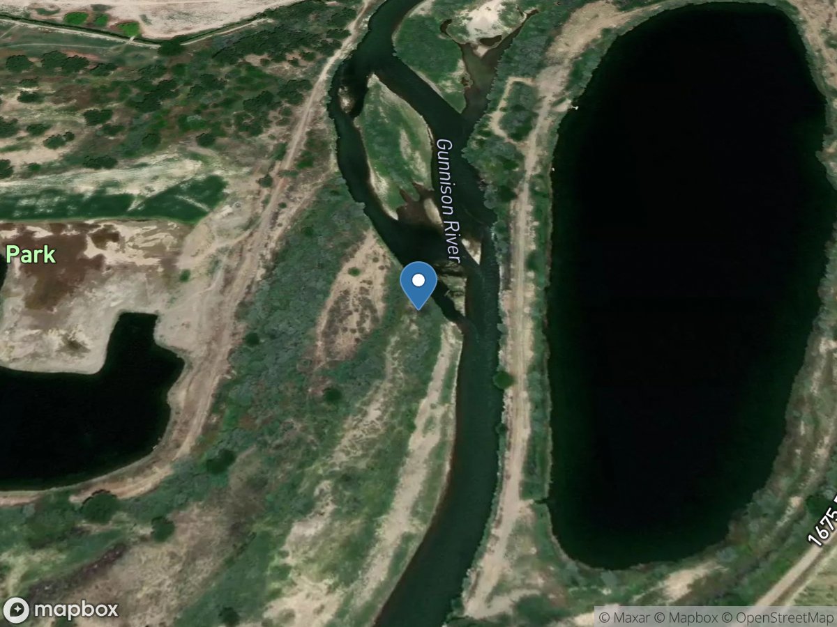 Gunnison River near Jatz Bottomlands near Delta, CO location
