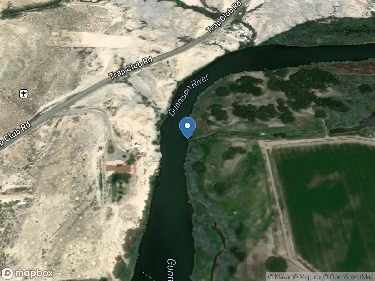 Ditch at Gunnison River above Hartland DAM near Cory, CO location