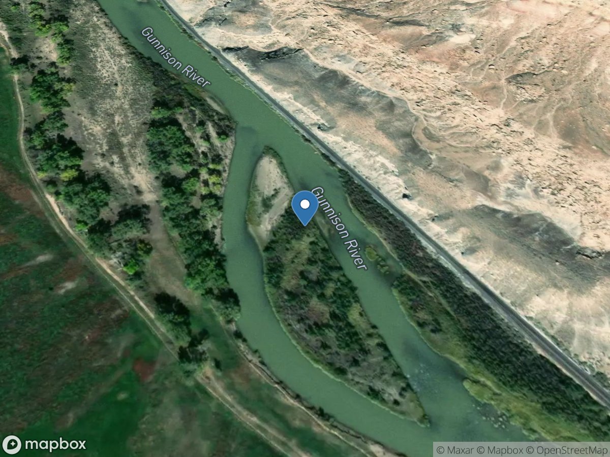 Gunnison River below Boat Landing near Bridgeport, CO location