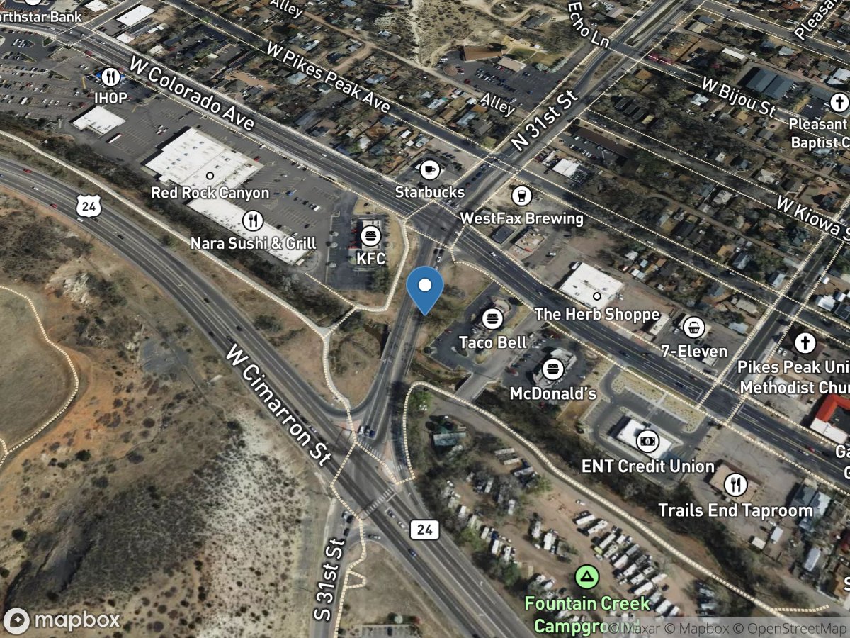 Camp Creek at South 31st ST near Colo Springs location