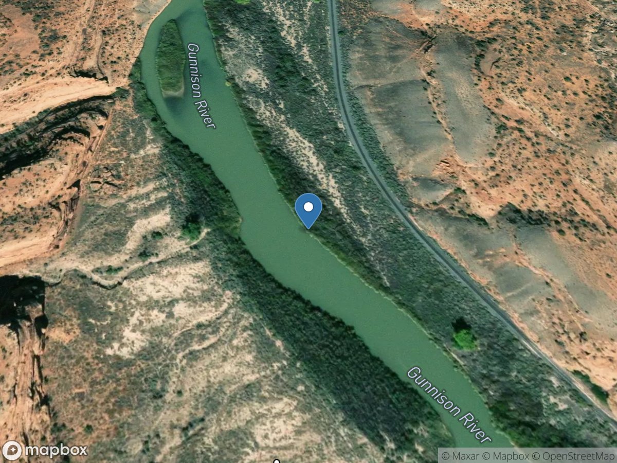 Gunnison River at River Mile 24 near Whitewater, CO location