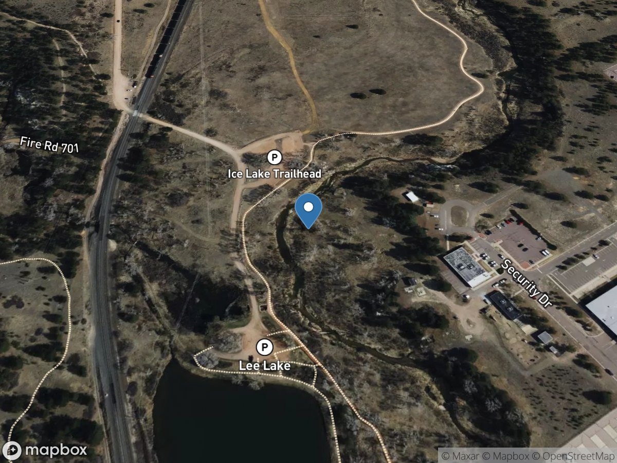 MONUMENT Creek Above West MONUMENT Creek At USAF ACADEMY, CO location