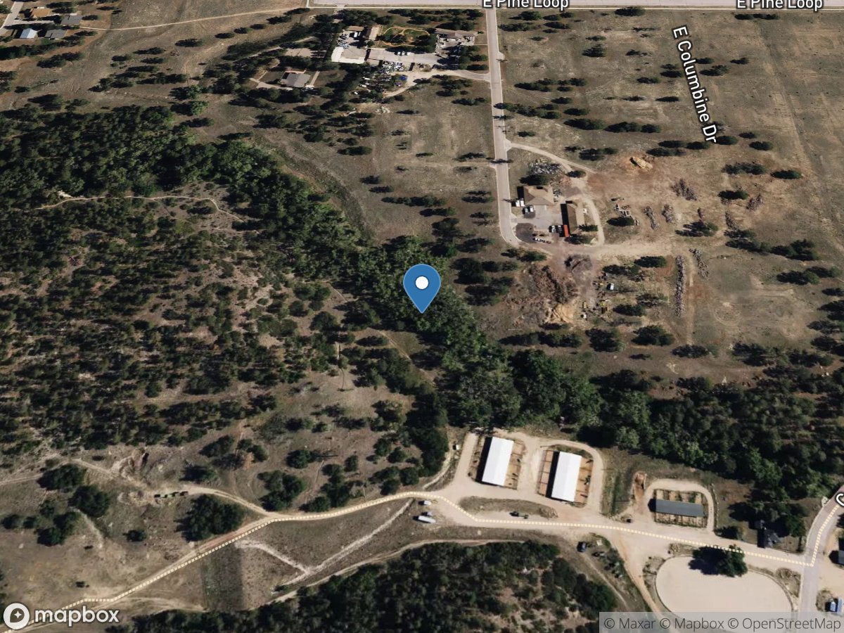 W Monument Creek near Cottonwood Drive at USAF Academy, CO location