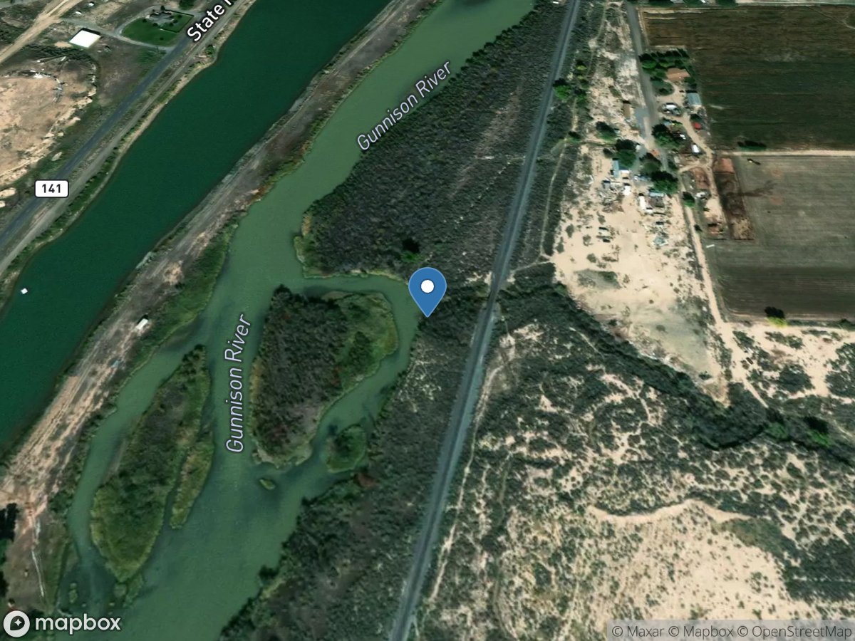 Whitewater Creek Mouth at Gunnison River near Whitewater,CO location