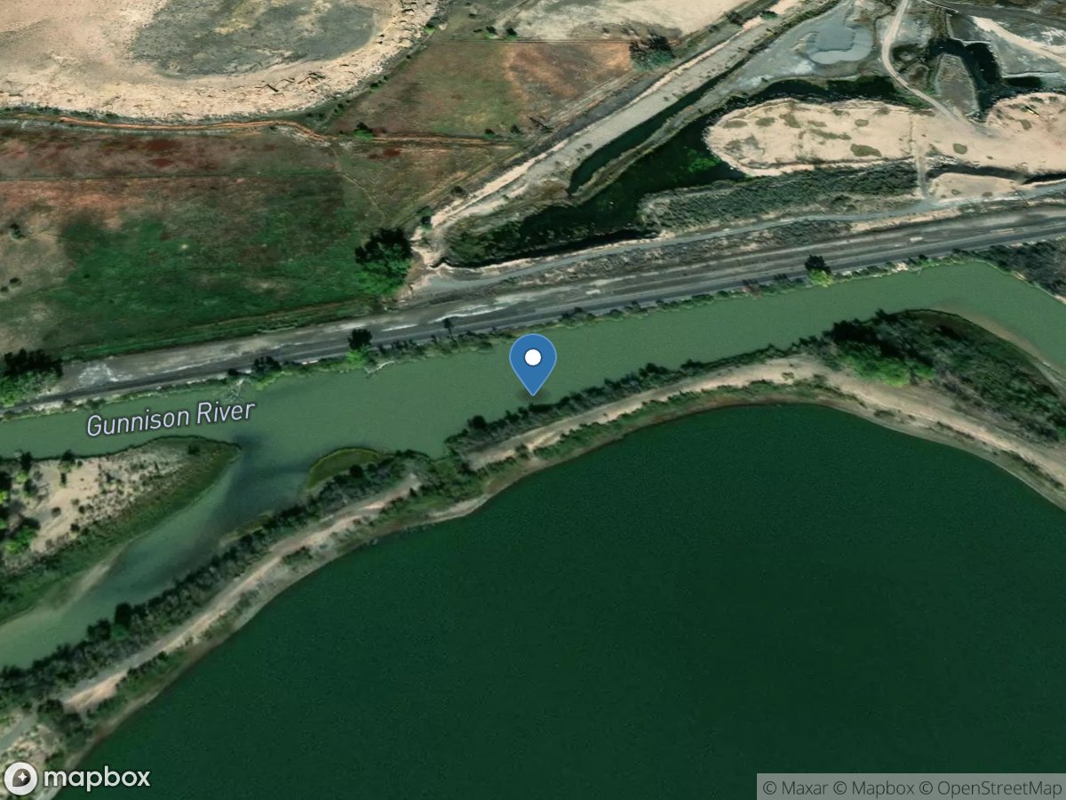 Gunnison River at Butch Craig Pond near Grand Jct, CO location