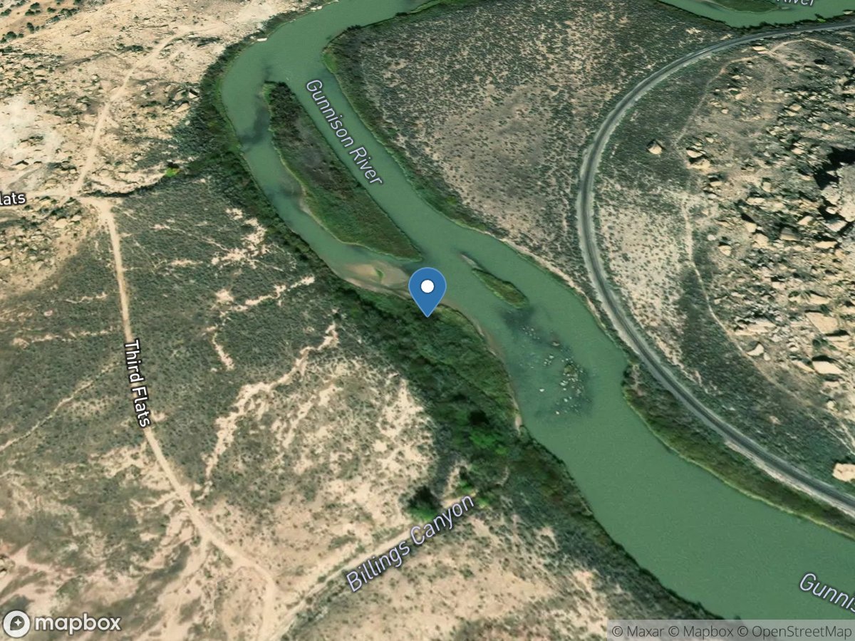 Gunnison River below Rough Canyon near Grand Jct, CO location