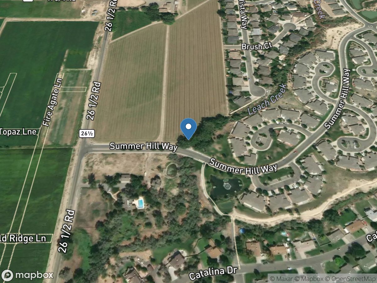 Leach Creek above Summer Hill Way near Grand Junction, CO location