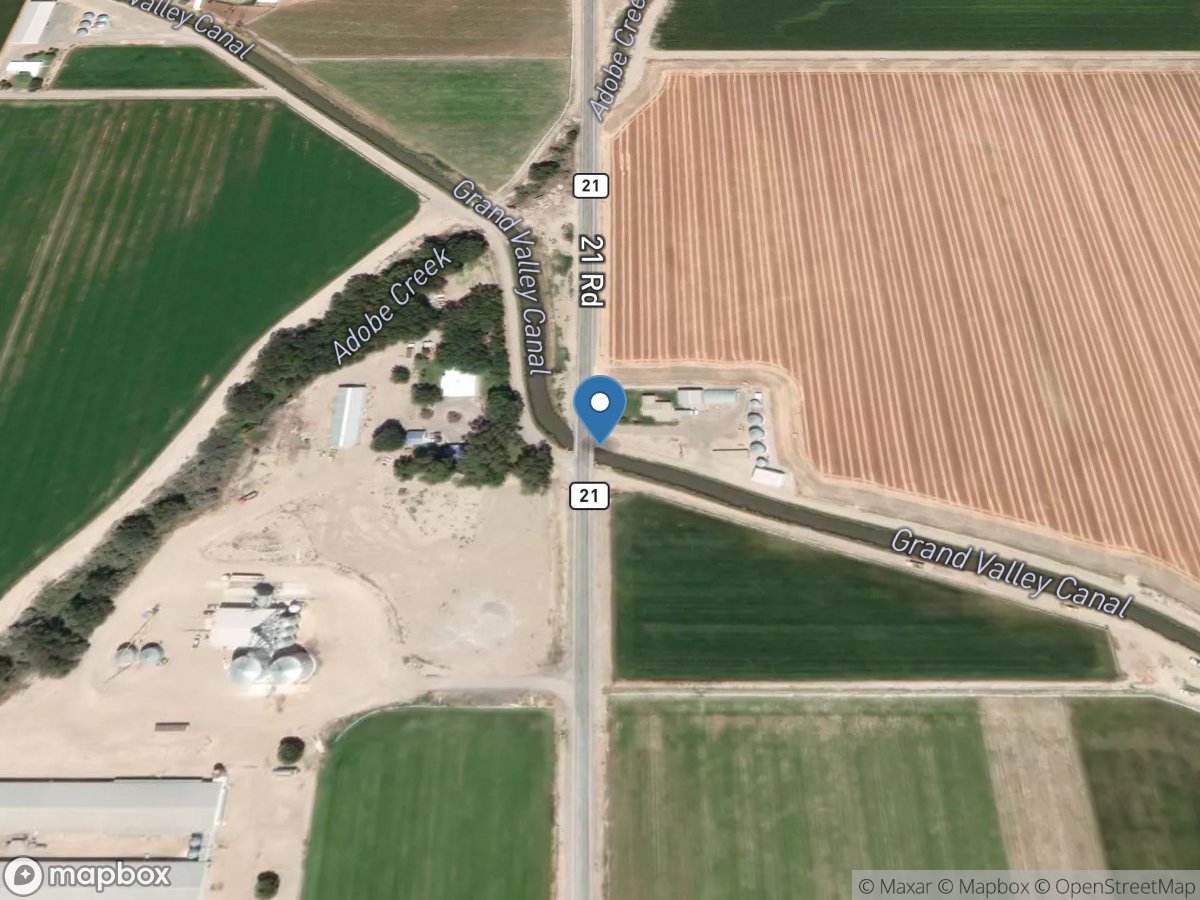 Grand Valley Canal at 21 Road near Fruita, CO location