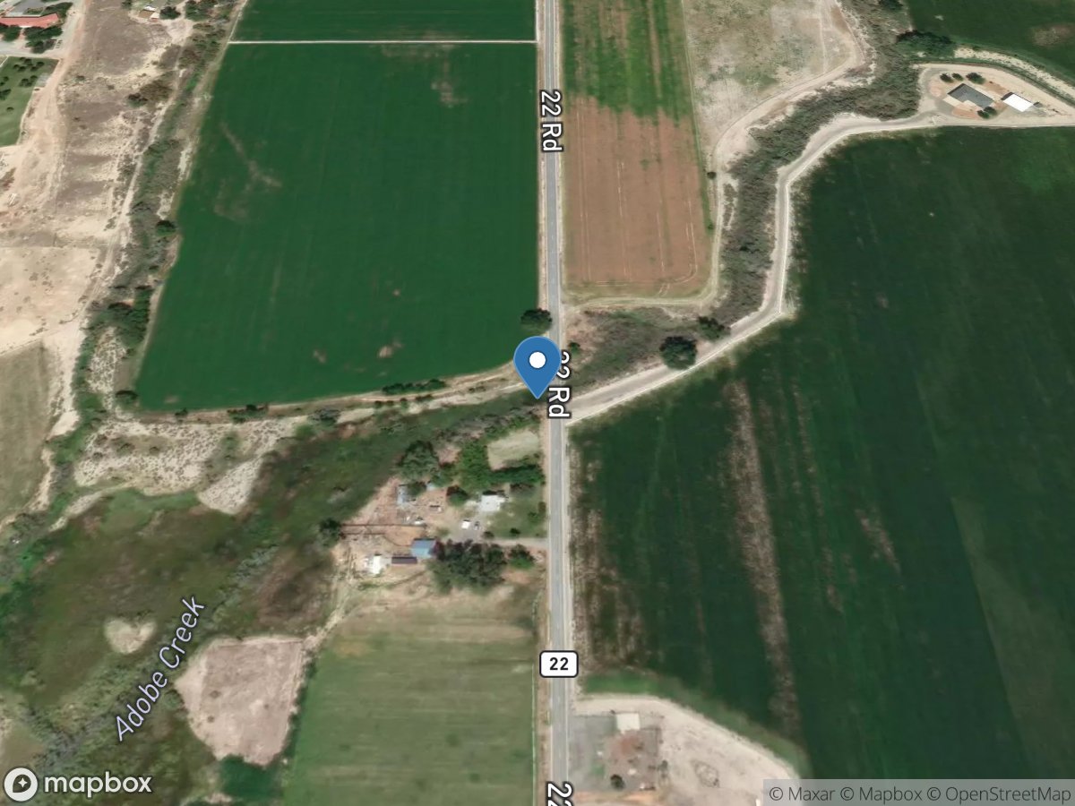 Adobe Creek at 22 Road near Fruita, CO location