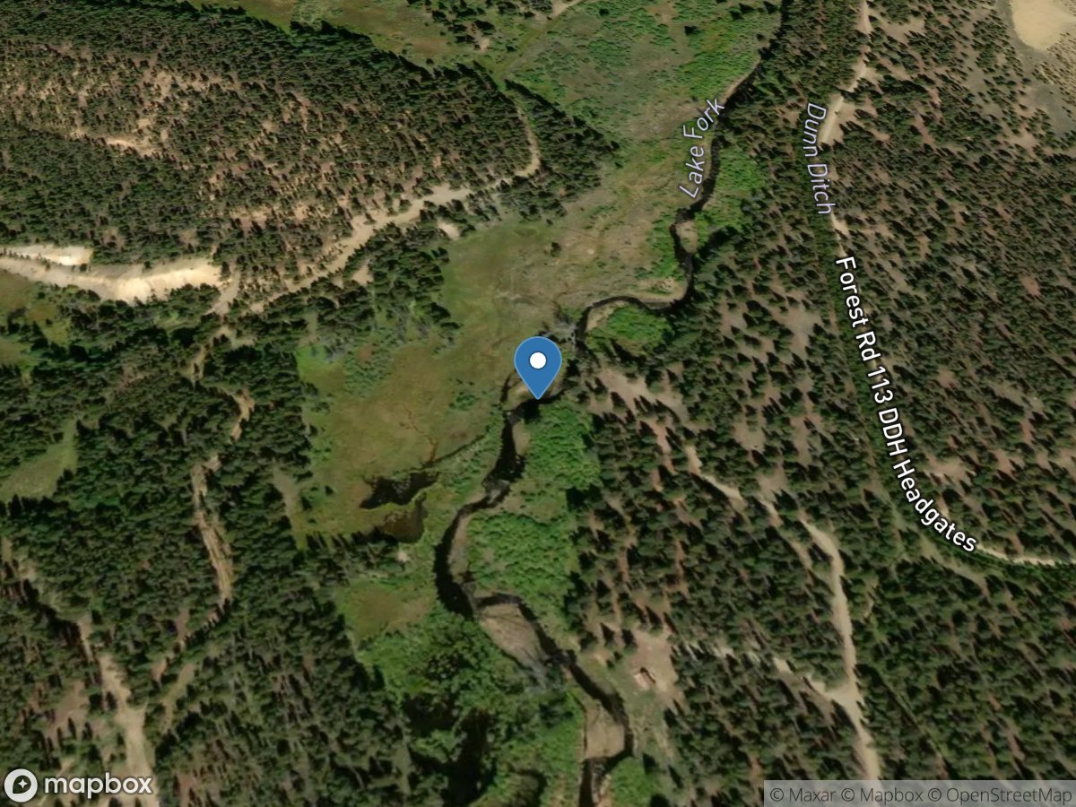 Lake Fork (lf-1400) near Leadville, CO location