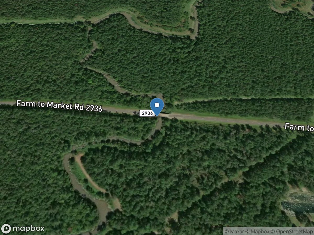 W Fork Double Bayou at FM 2936 near Anahuac, TX location