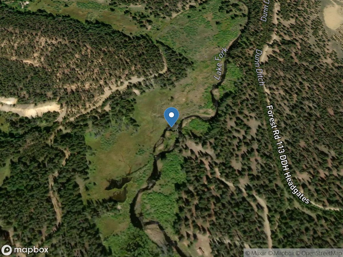 Rt Bank Inflow (lf-1351) near Leadville, CO location