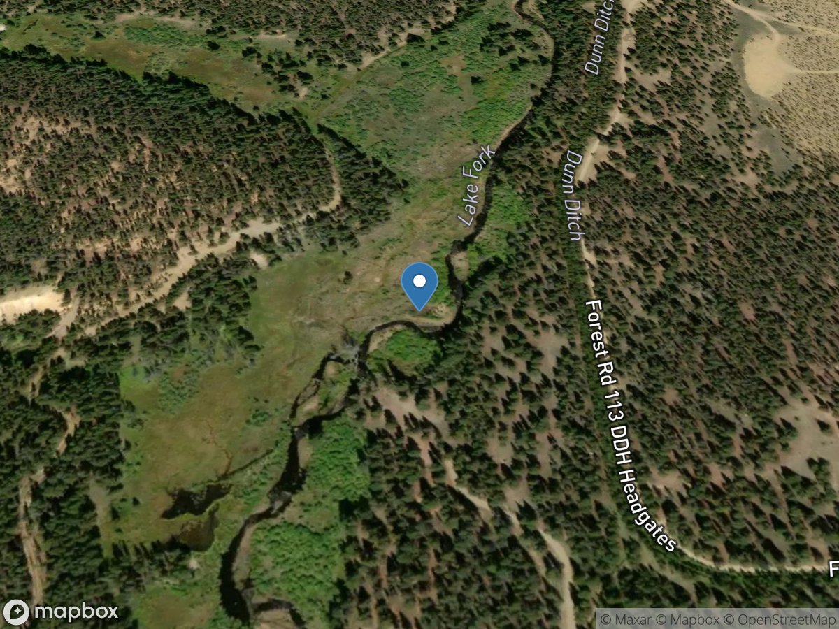 Lake Fork (lf-1287) near Leadville, CO location