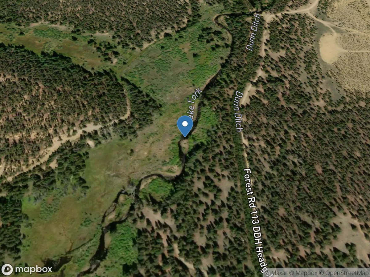 Lake Fork (lf-1185) near Leadville, CO location