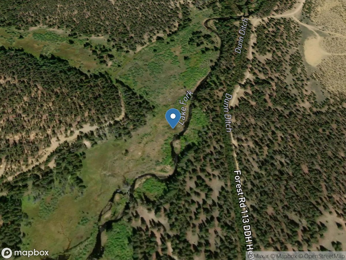 Rt Bank Inflow (lf-1180) near Leadville, CO location