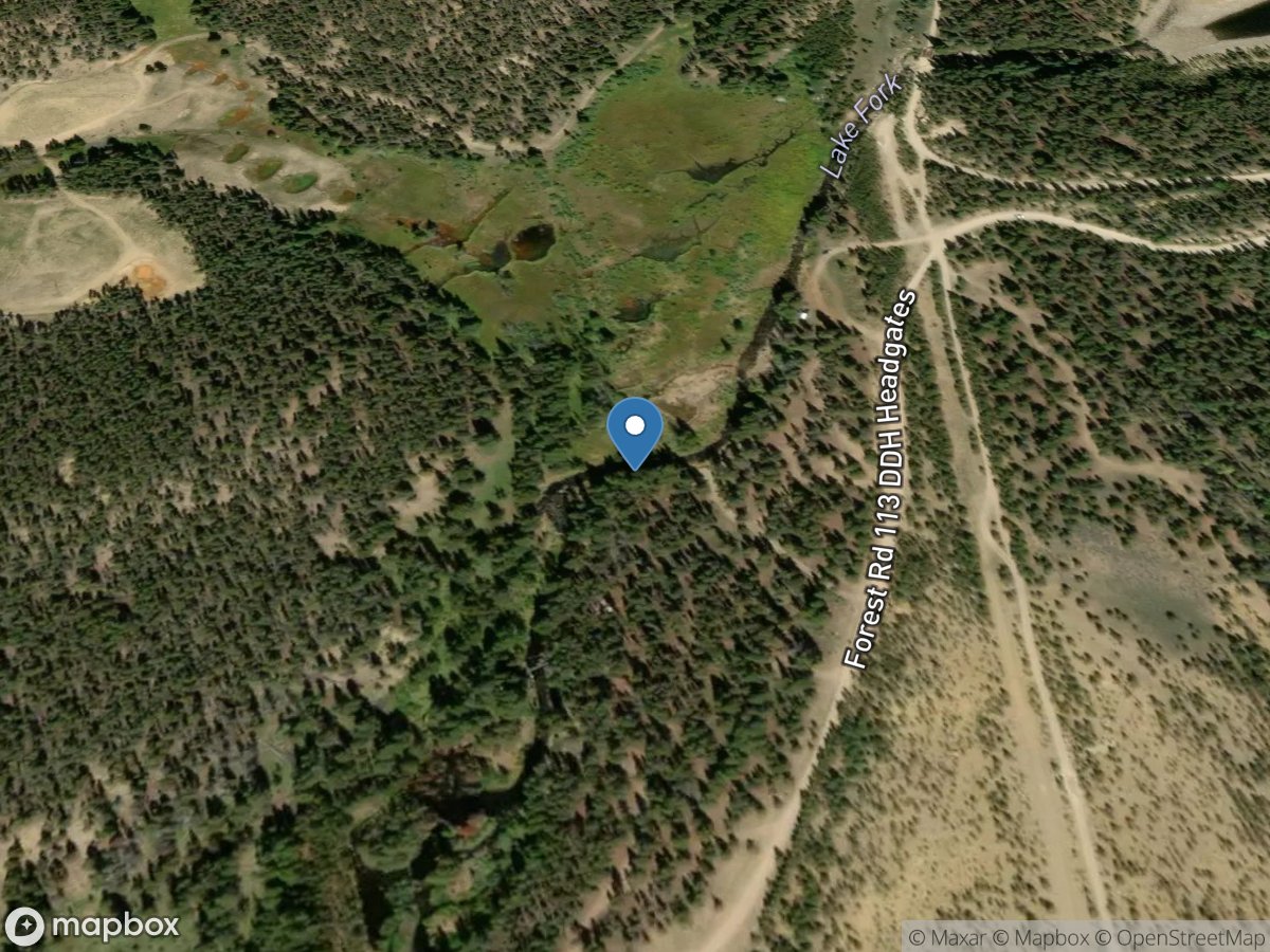 Rt Bank Inflow (lf-508) near Leadville, CO location