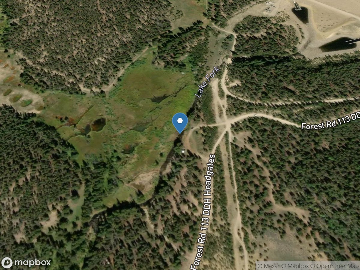 Rt Bank Inflow (lf-327) near Leadville, CO location