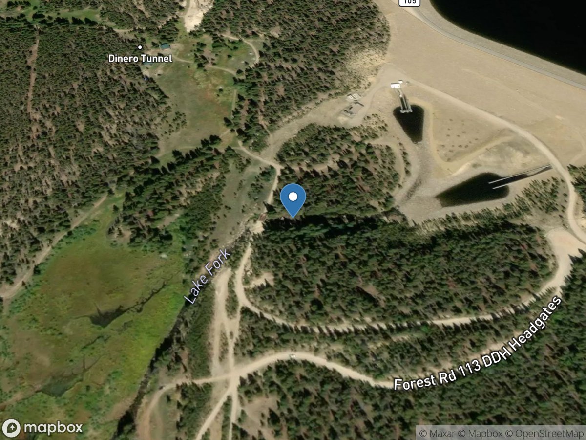 Lake Fork (lf-100) near Leadville, CO location