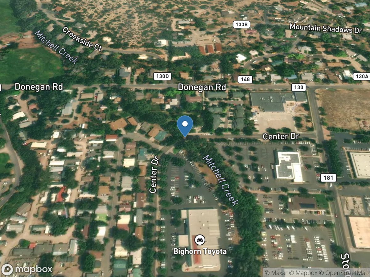 Mitchell Creek above Mouth near Glenwood Springs, CO location