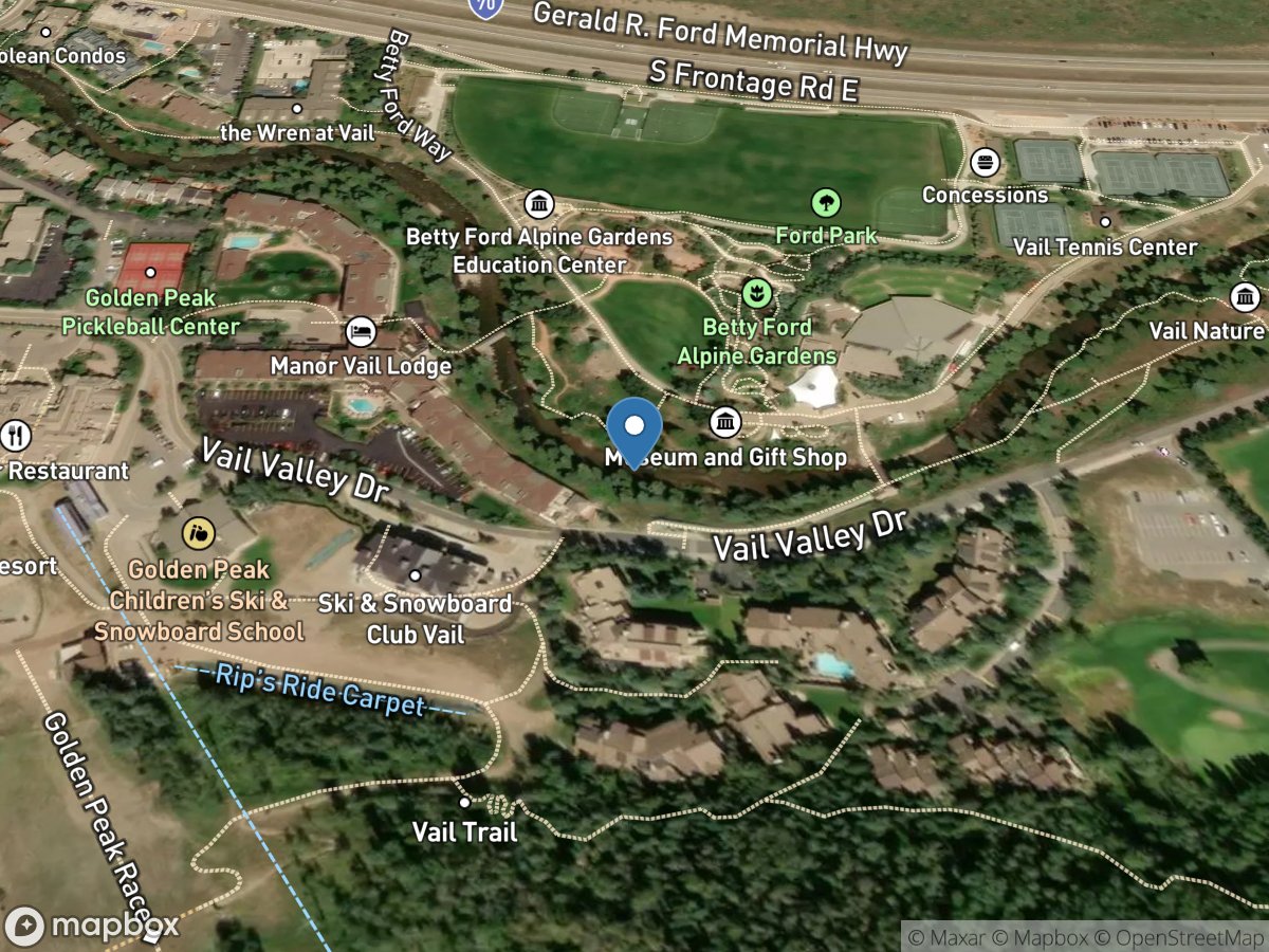 Gore Creek above Mill Creek (gc9) at Vail, CO location