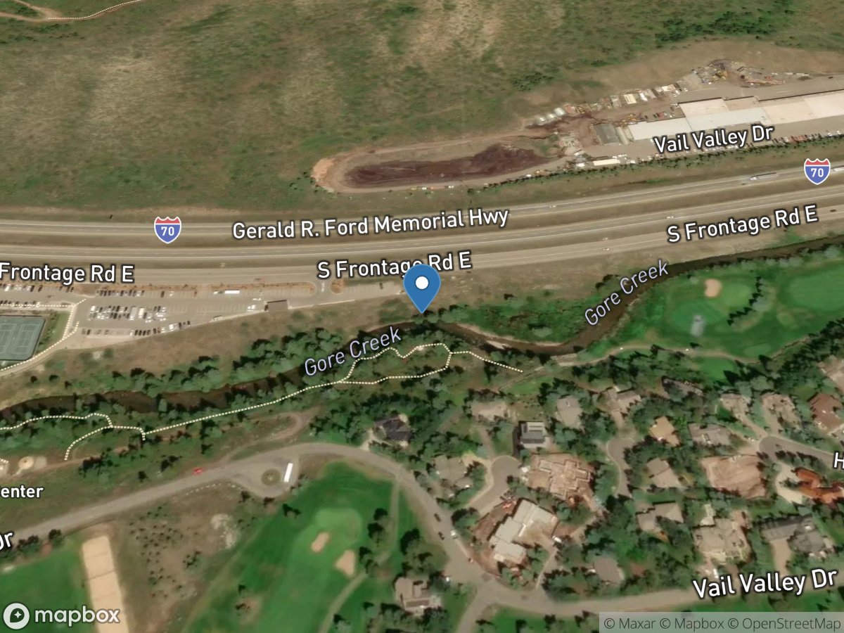 Gore Creek above Mill Creek (gc8) near Vail, CO location