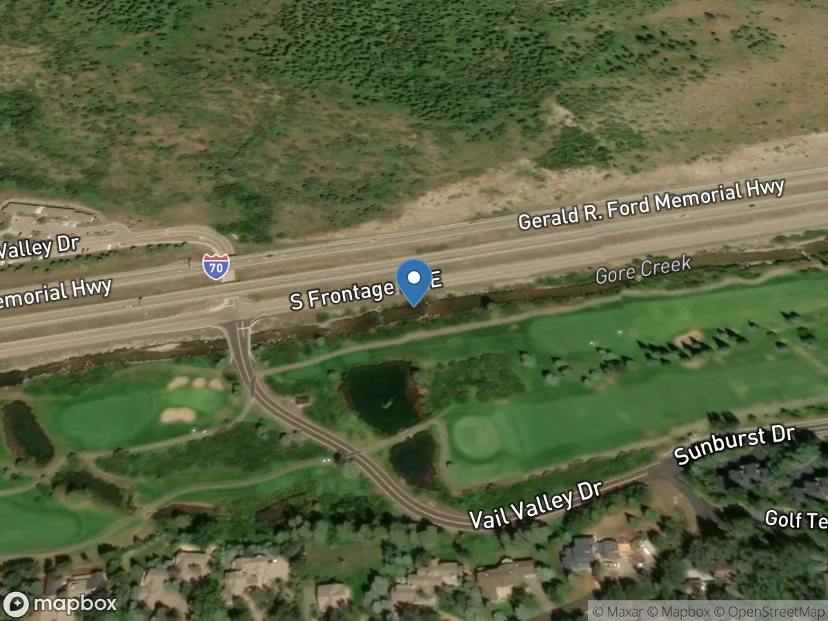 Gore Creek near Elkhorn Drive at Vail, CO location