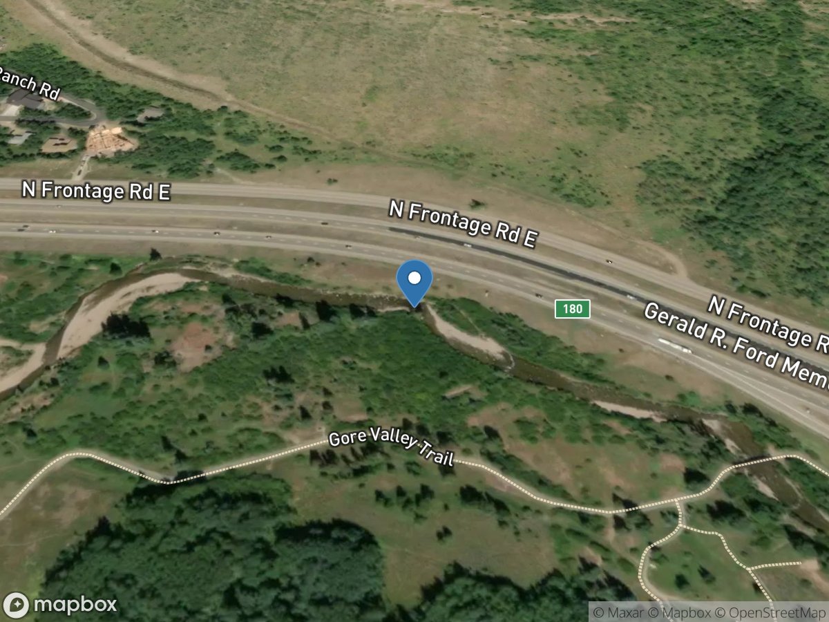 Gore Creek above Booth Creek (gc4) near Vail, CO location