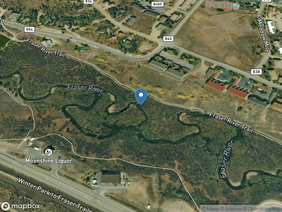 Fraser River above Elk Creek (fr3) near Fraser, CO location