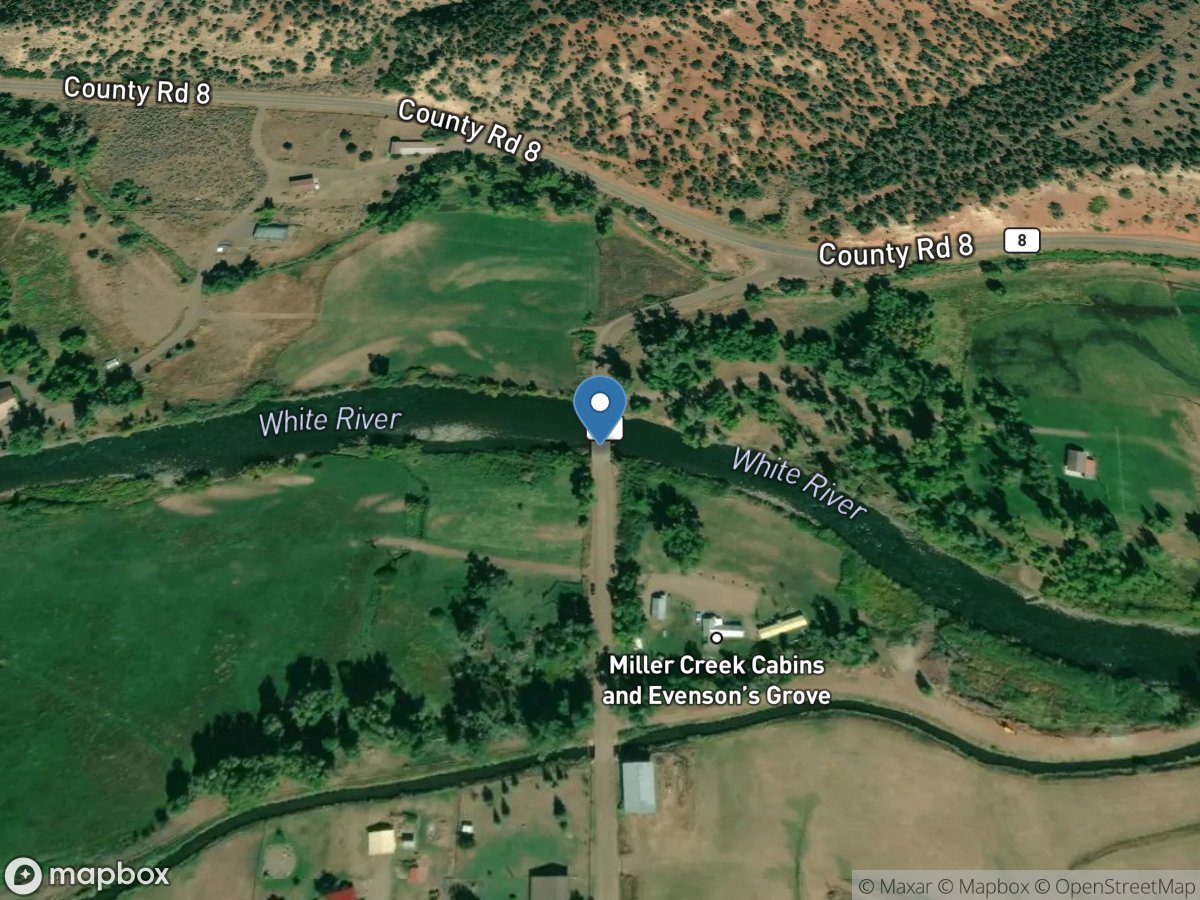WHITE River Above MILLER Creek Near BUFORD, CO location