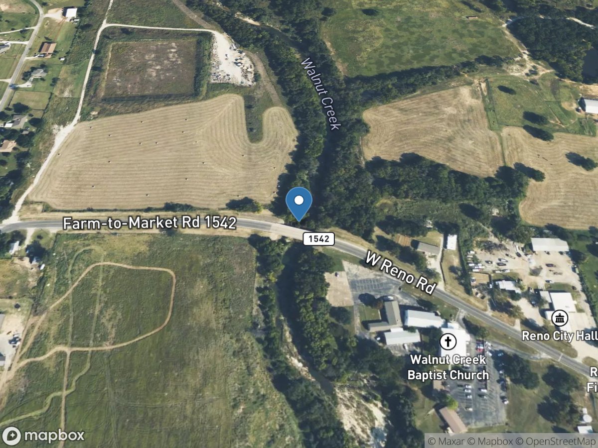 Walnut Creek at Reno, TX location