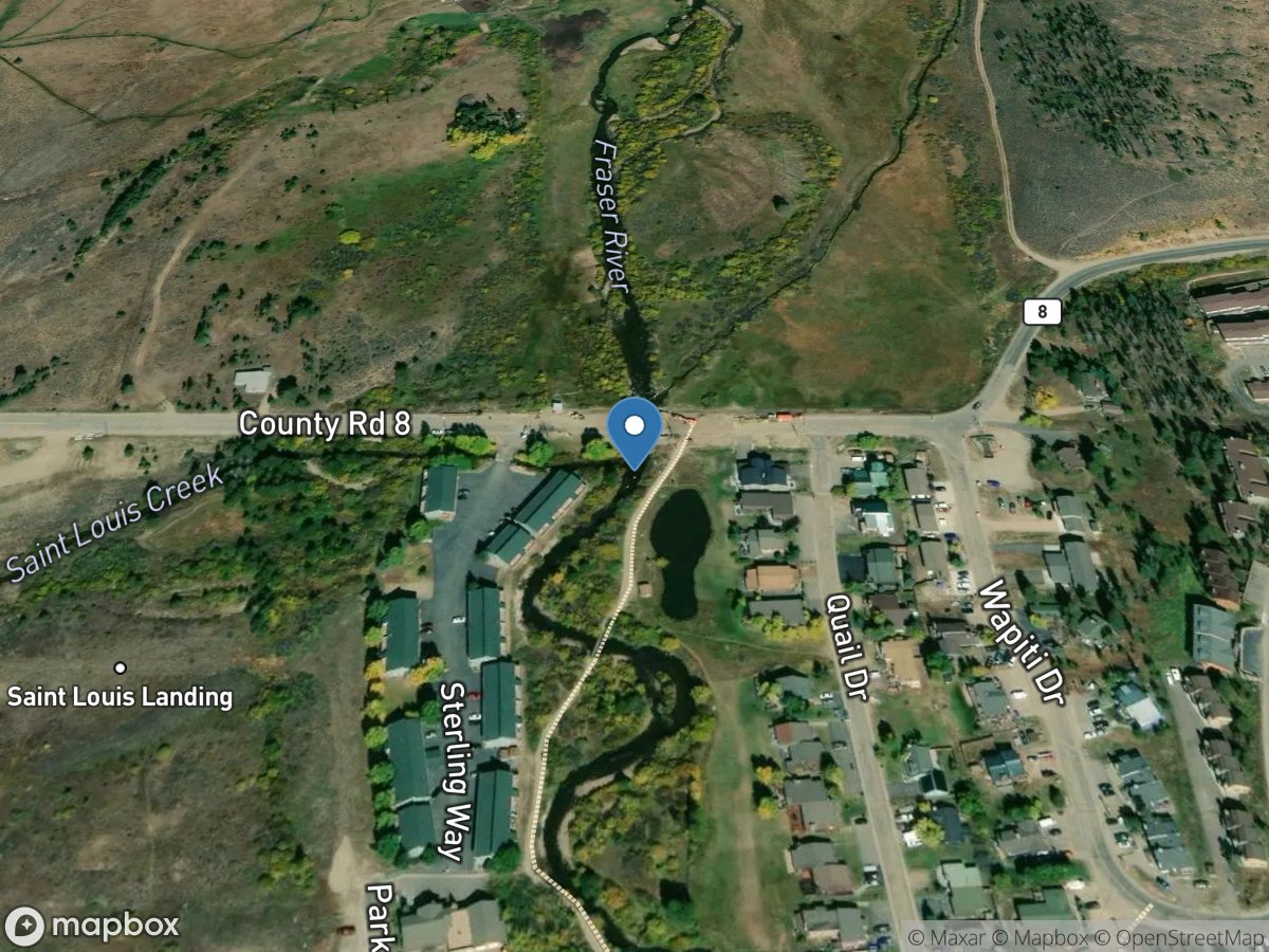 Fraser River above St. Louis Creek (fr1) at Fraser location