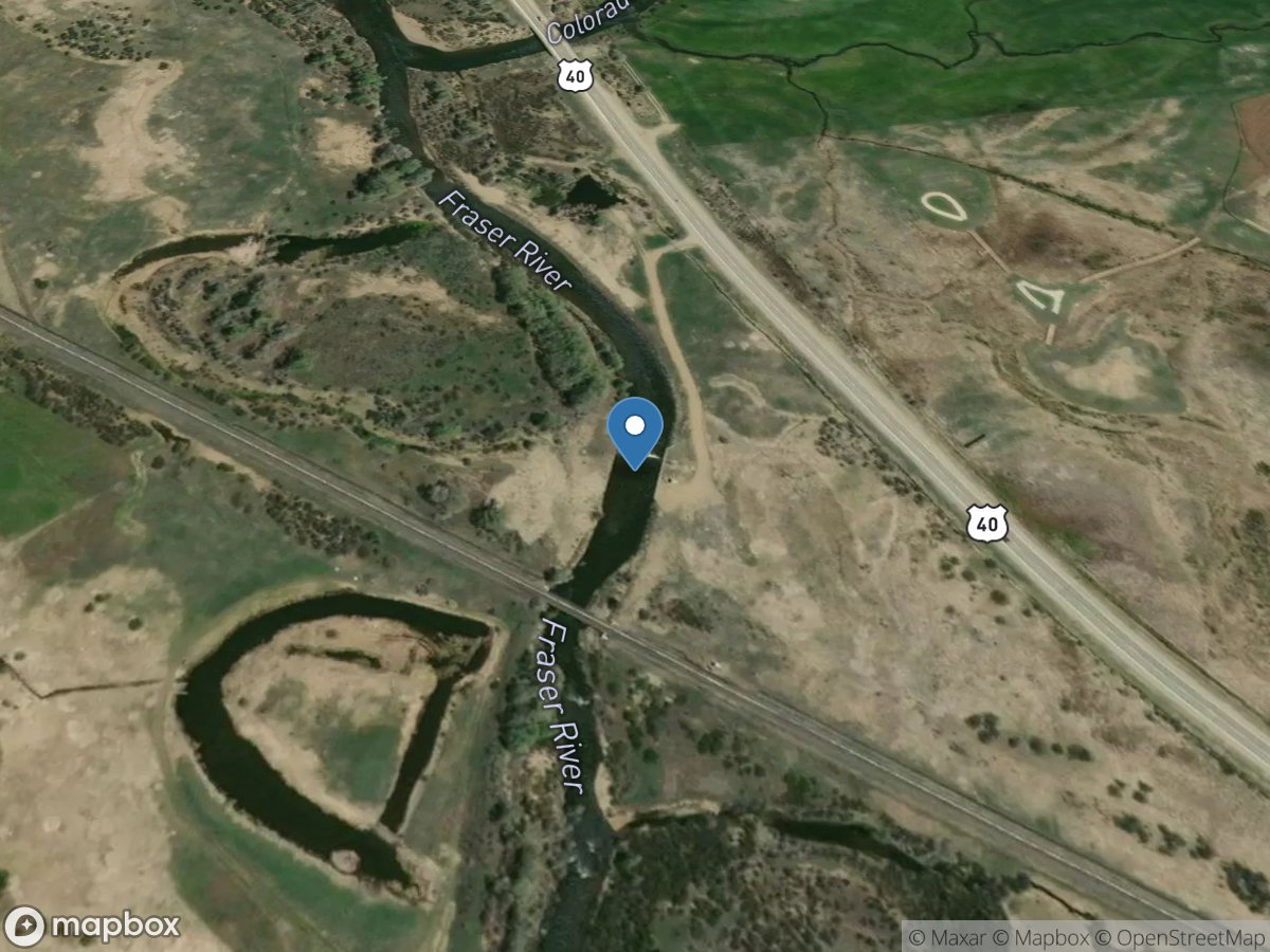 Fraser River Nr. Mouth Nr. Granby, CO location