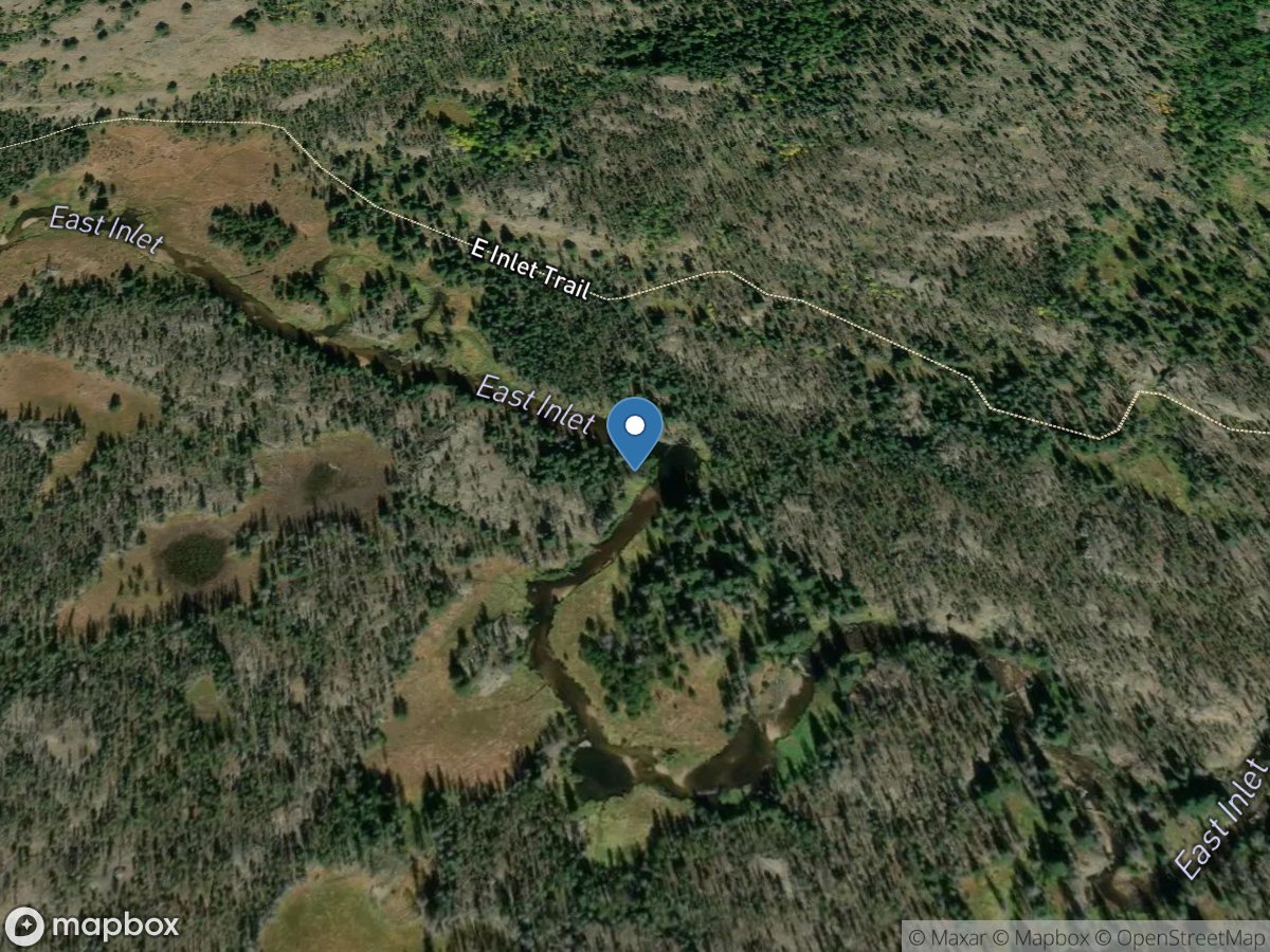 East Inlet above East Meadow IN Rmnp, CO location