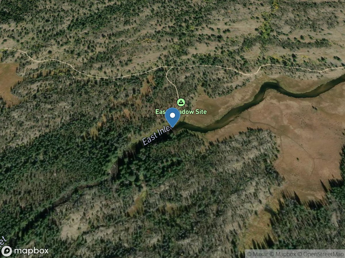 East Inlet above Adams Falls 2, near Grand Lake, CO location