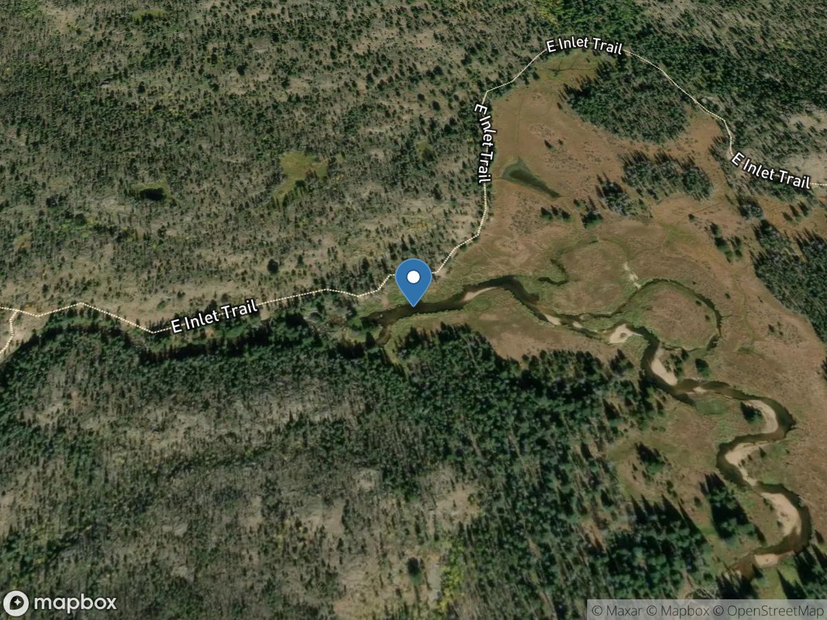 East Inlet below East Meadow, near Grand Lake, CO location