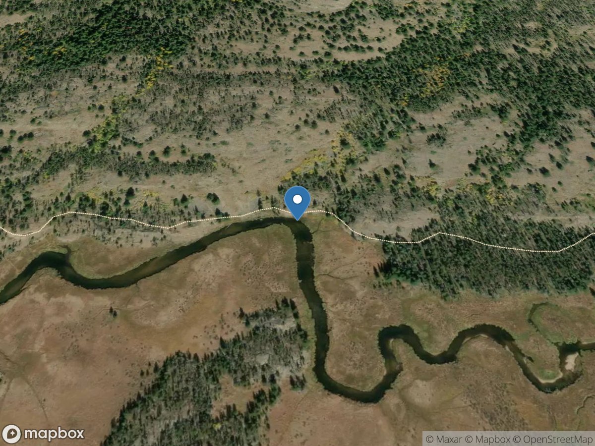 East Inlet above Adams Falls, near Grand Lake, CO location