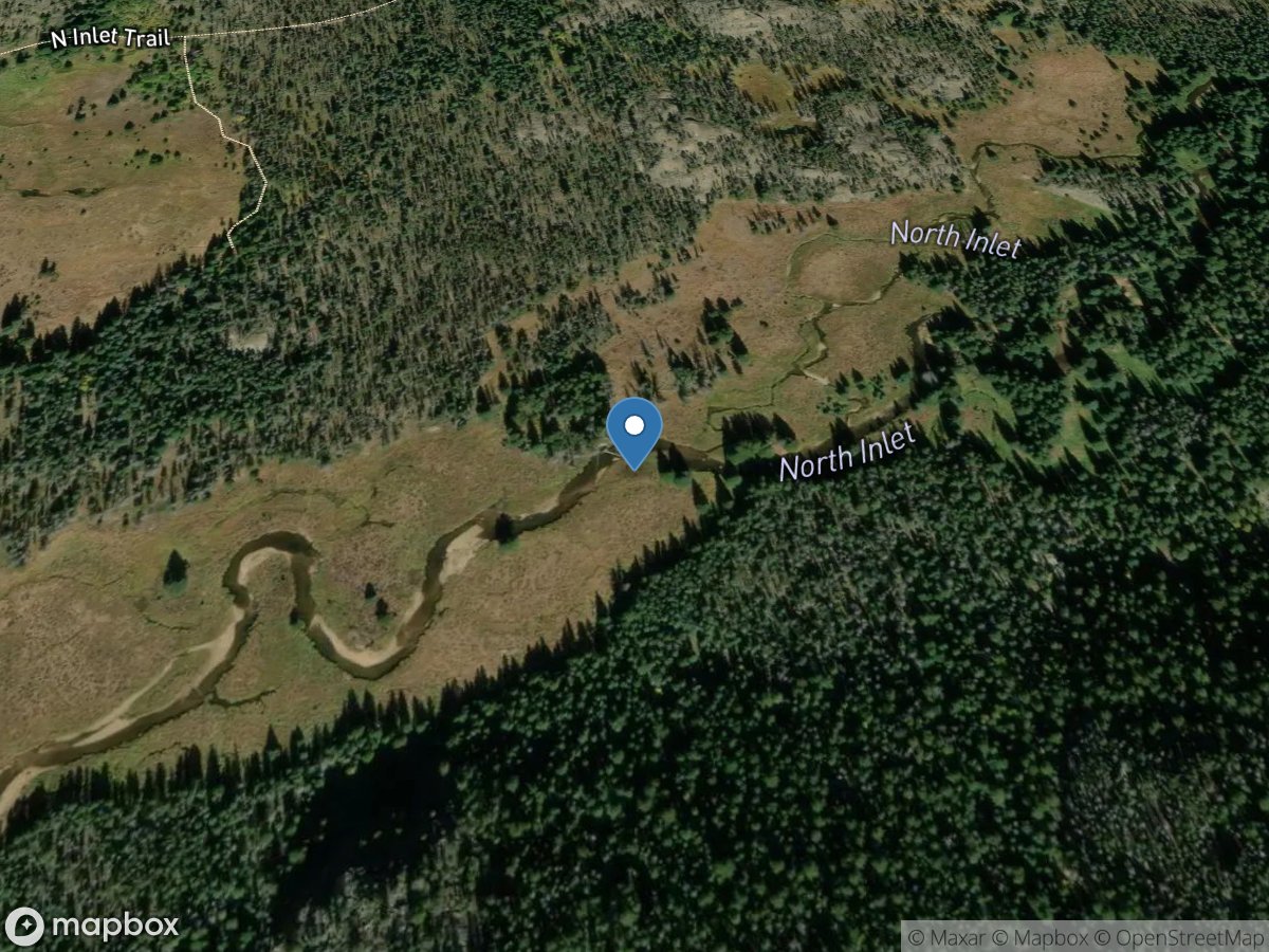 North Inlet above Summerland Park Rmnp, CO location