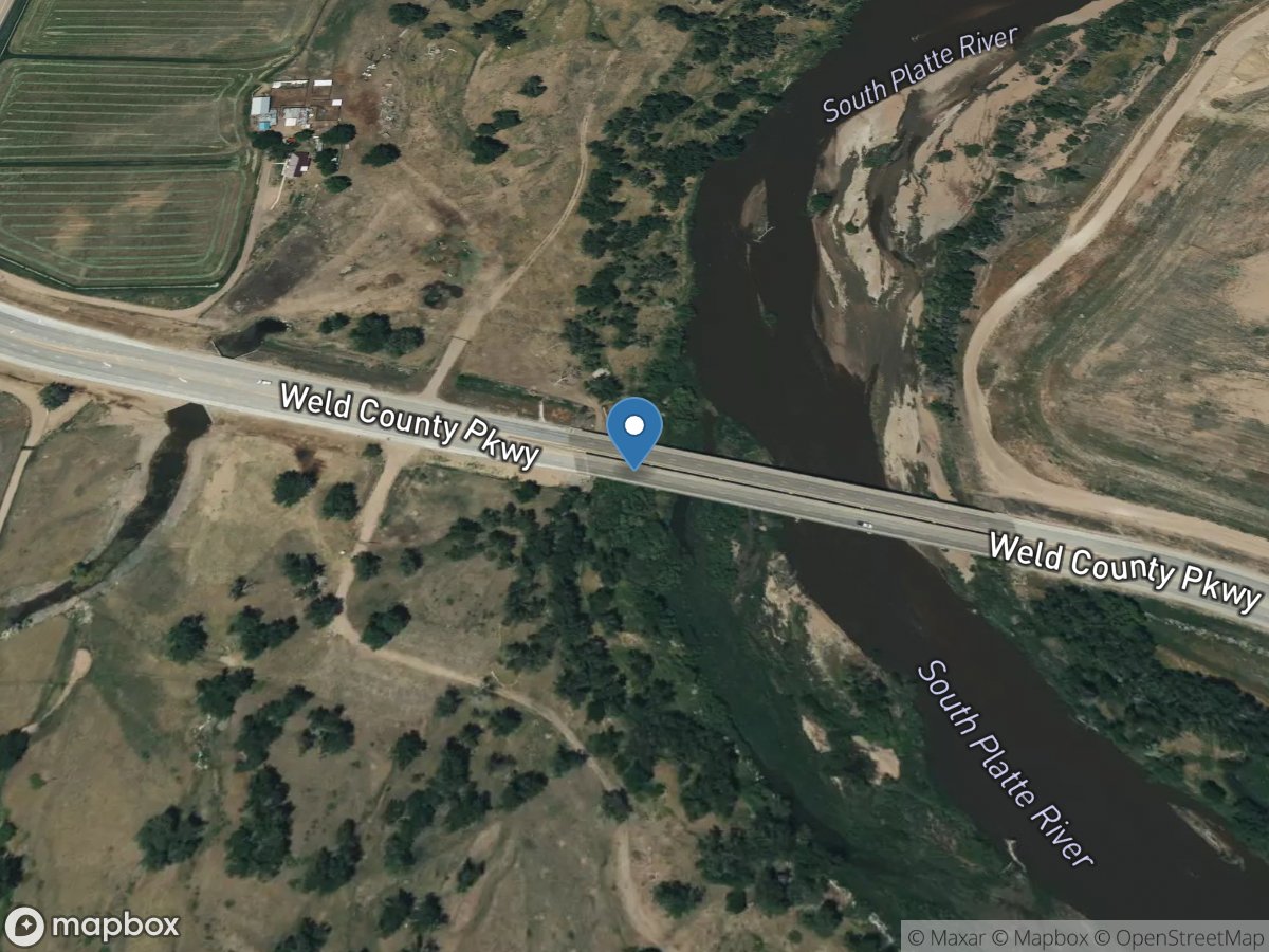 S PLATTE River Above CACHE LA POUDRE River Near GREELEY CO K8 location